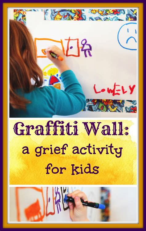 Great activity for helping grieving kids (or any kids coping with ...