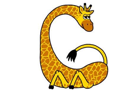 G Alfabet Giraffe GIF | GIFs.nl