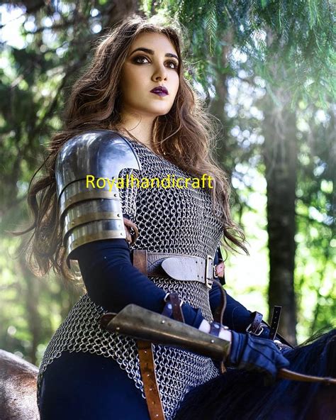 Medieval Woman Lady Armor With Completefemale Armor, Female Knight Set ...