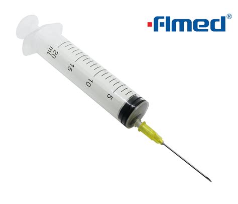 Disposable 20ml Syringe & Needle Hypodermic 19g Eccentric from China ...