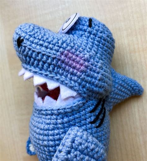 Crochet Pattern / Shark / PDF / ENGLISH / Stuffeed Toy / - Etsy