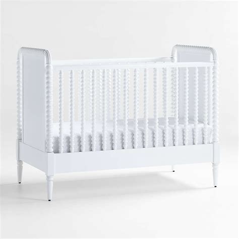 Jenny Lind White Wood Convertible Spindle Baby Crib + Reviews | Crate ...