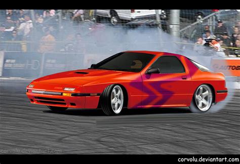 Mazda RX7 - FC Drift by corvolu on DeviantArt