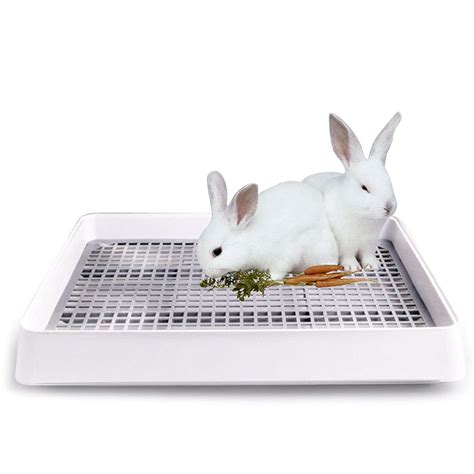 Buy Oncpcare Super Large Rabbit Litter Box with Grate, Rabbit Litter ...