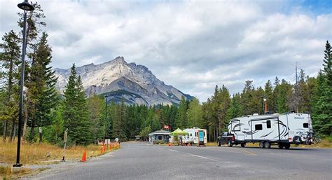 Campgrounds Banff National Park Map