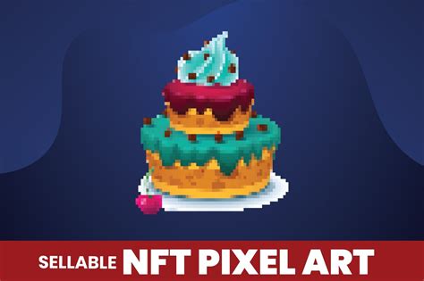 CAKE PIXEL ART Graphic by jonakh32 · Creative Fabrica