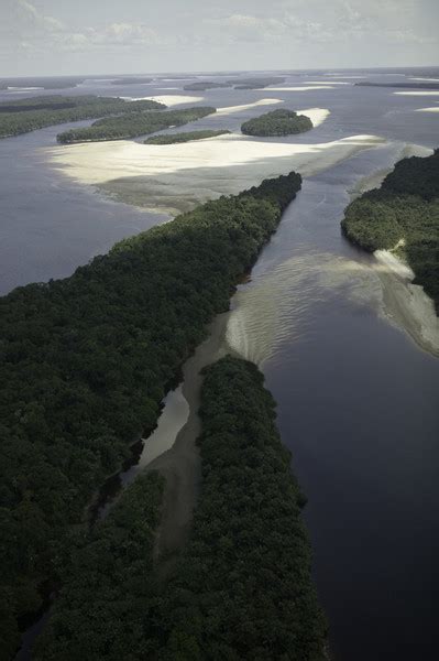 Tropical peninsulas in river mouth , aerial view Free Photo Download ...