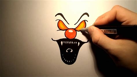 Easy Clown Drawing at GetDrawings | Free download