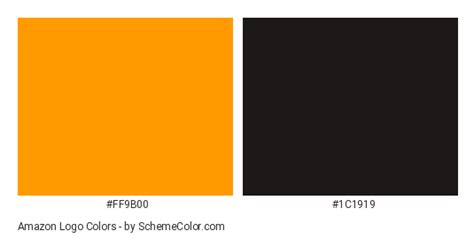 Amazon Logo Color Scheme » Black » SchemeColor.com