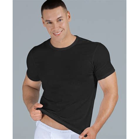 Calvin Klein Body Slim Fit T Shirt 3 Pack in Black for Men | Lyst