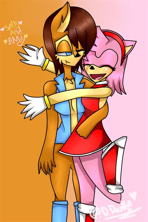 Sally And Amy!! by DarkotihanDarko on DeviantArt