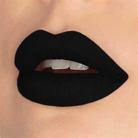 Underworld Vegan Black Matte Liquid Lipstick - Etsy