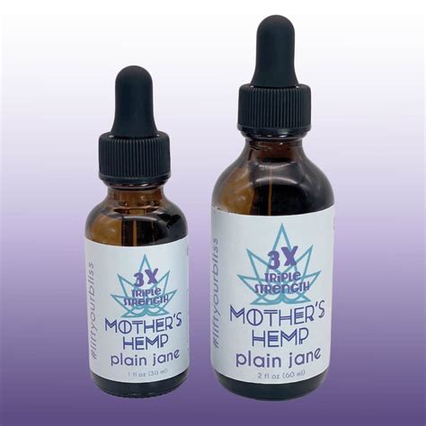 Mother's Hemp | 3X Plain Jane CBD Oil - Triple Strength