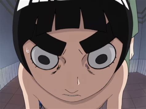 rock lee | Anime, Fish eye lens, Funny anime pics