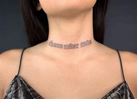 Female Name Tattoos On Neck