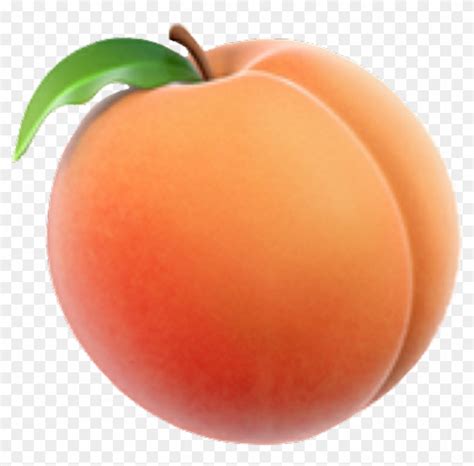 Peach Emoji Transparent Background - Transparent Peach Emoji Png, Png ...