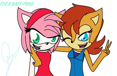 sally and amy are b.f.f by toxicflowersSMPR on DeviantArt