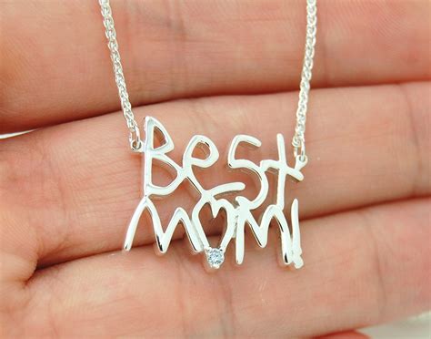 Mom Necklace Kids Name Necklace Birthday Gift for Wife Gift - Etsy