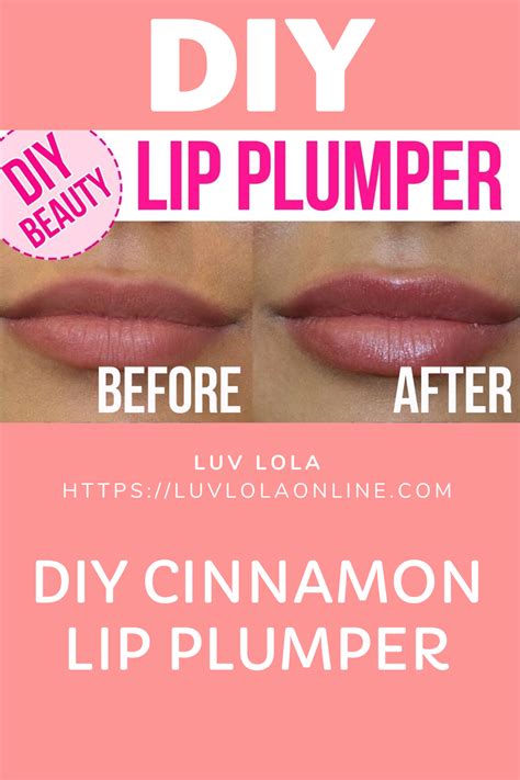 DIY Lip Plumper | Diy lip plumper, Diy lips, Lip plumper