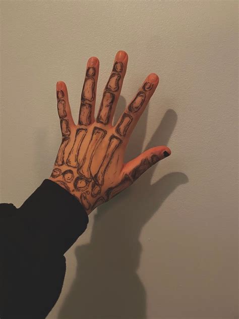 skeleton hand ink drawing | Hand tattoos, Cute hand tattoos, How to ...