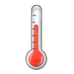 Thermometer | ID#: 675 | Emoji.co.uk