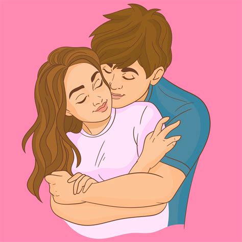 Couple Hug Vector Art, Icons, and Graphics for Free Download