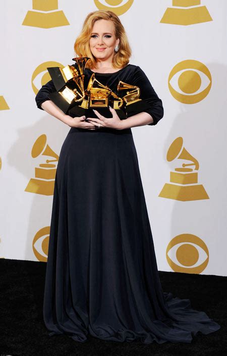 Adele sweeps Grammys 2012 with six wins - Rediff.com movies