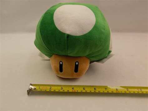 Brand New Mario Kart Green 1-UP Mushroom Plush Toy - Starboard Games