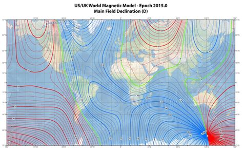 Magnetic Declination Map 2021 - Map Of New Mexico