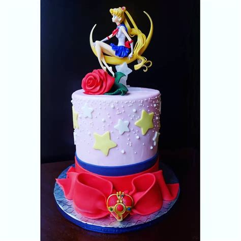 sailor moon cake design - Sheilah Barrows