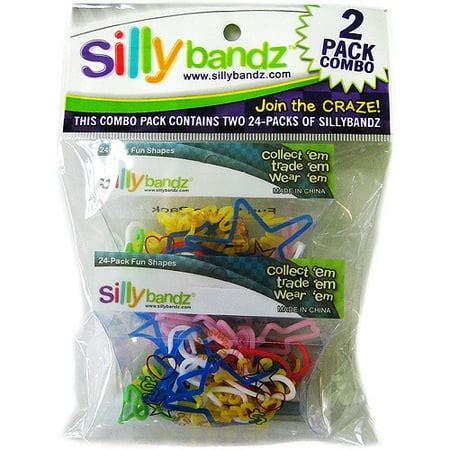 Silly Bandz Basic Shapes, 48 Count - Walmart.com