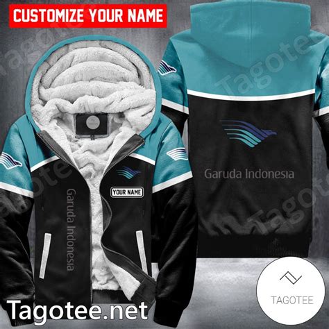 Garuda Indonesia Custom Uniform Fleece Hoodie - MiuShop - Tagotee