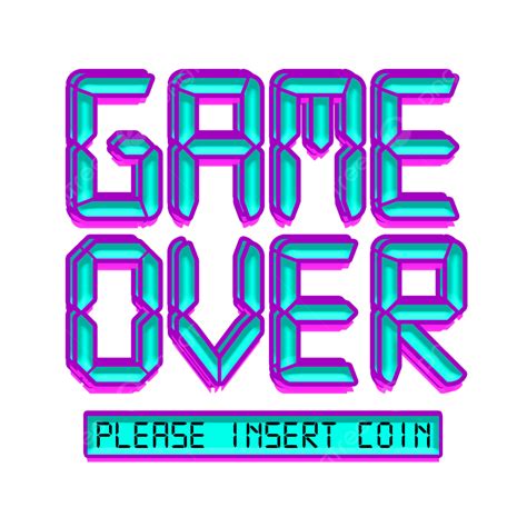 Game Over PNG Transparent, Game Over Pixel Wind Font, Over, Games Over ...