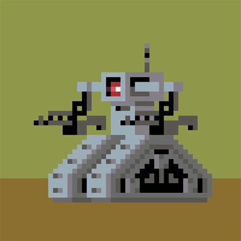 ArtStation - Robot 2 - Pixel art