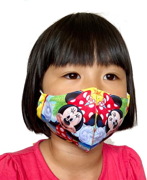 Kids Face Mask Washable Reusable 2 layers Cotton Mask with | Etsy