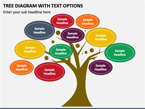 Free Tree Diagram with Text Options for PowerPoint and Google Slides