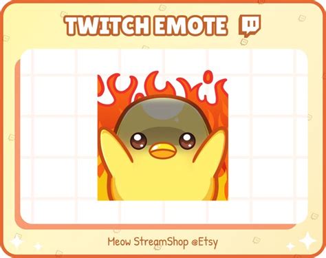 Twitch Emote / Cute Chick Fire Rise Elmo Emotes / Cute - Etsy