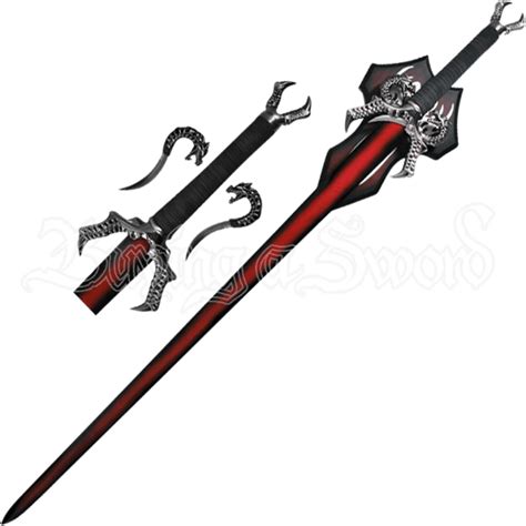 Dragon Claw Sword with Dual Daggers - NP-L-26001 by Medieval Swords ...