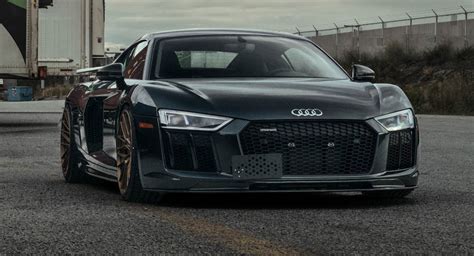 This Audi R8 Is A Perfect Example Showing Dark Grey And Bronze Do Match ...