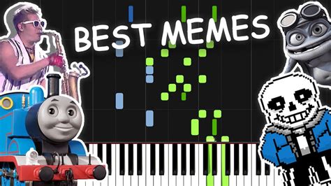 Best MEME Songs on Piano! Chords - Chordify