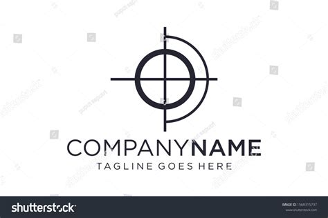 Shooting Target Logo Design Concept Stock Vector (Royalty Free ...