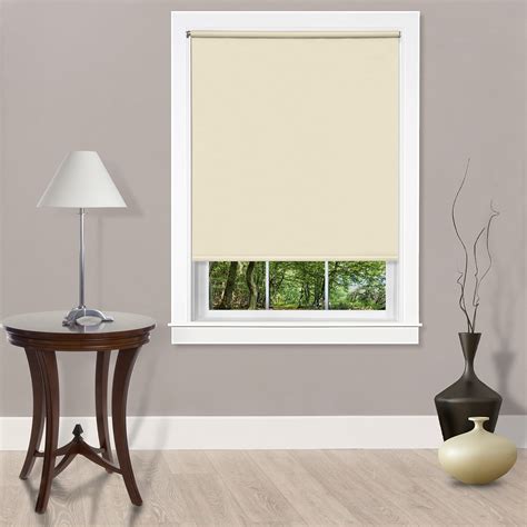 PowerSellerUSA Vinyl Roller Shades, Light Filtering 4-Gauge Thick ...