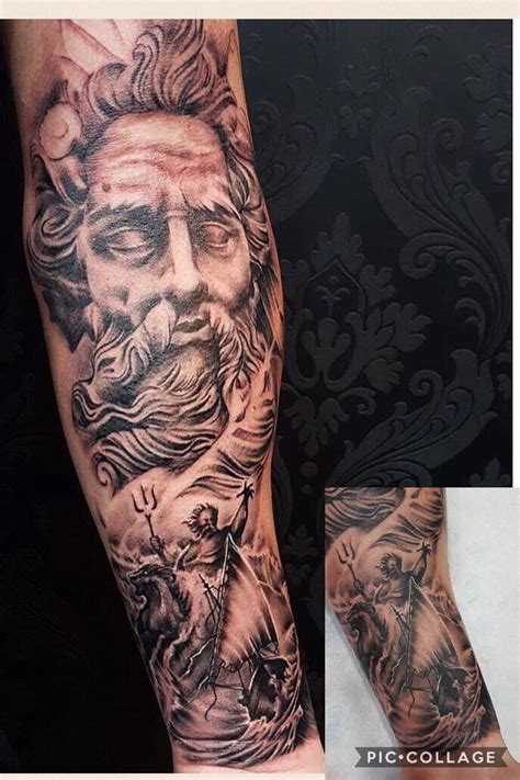 Poseidon - God of the sea tattoo (Greek Mythology)' Sea Tattoo, Wild ...