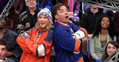 Watch Taylor Swift and Jimmy Fallon do their best Jumbotron dance moves ...