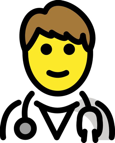 "man health worker" Emoji - Download for free – Iconduck