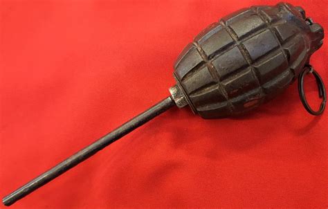 Sold at Auction: Rare WW1 British rifle grenade No 23 Mills bomb by E A ...