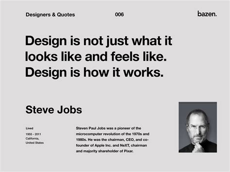 Steve Jobs Quotes About Design - Daily Quotes