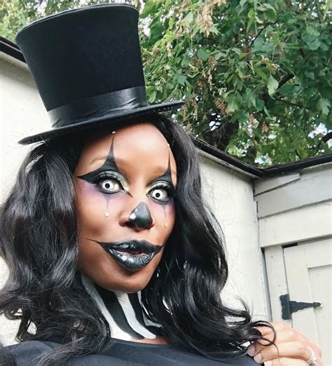 African American Clown makeup, Halloween makeup , black girl clown ...