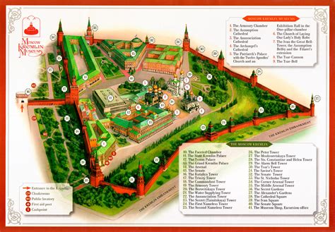 The Key Map of Moscow Kremlin - Photos by Moscow Guide and Driver