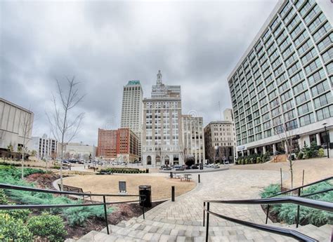 Tulsa City Skyline Around Downtown Streets Stock Image - Image of ...